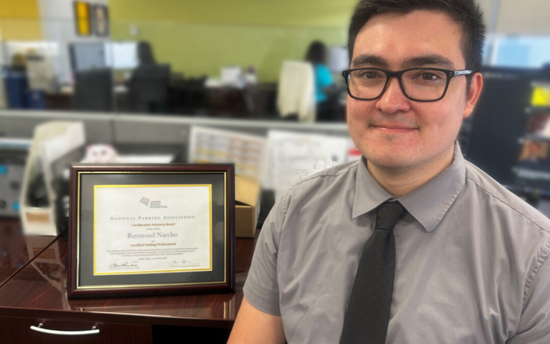 Celebrating Raymond Narcho: TCP’s Newest Certified Parking Pro